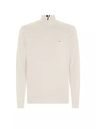 TOMMY HILFIGER | Troyerpullover | weiss