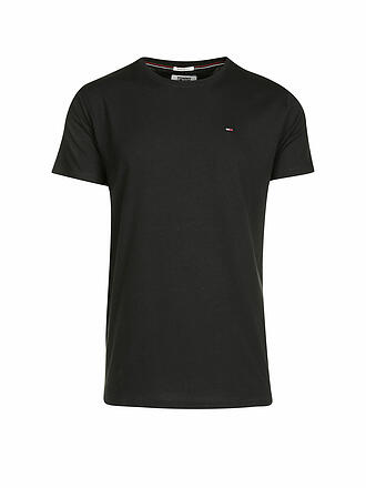 TOMMY JEANS | Basic T-Shirt | schwarz
