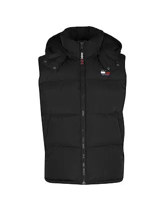 TOMMY JEANS | Daunensteppgilet ALASKA | schwarz