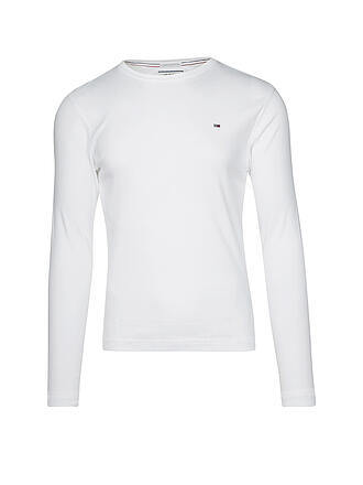 TOMMY JEANS | Langarmshirt  Slim-Fit | blau