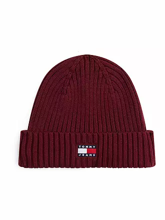 TOMMY JEANS | Mütze - Haube | dunkelrot