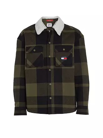 TOMMY JEANS | Overshirt | olive