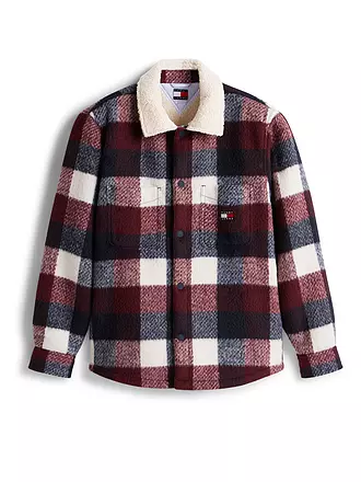 TOMMY JEANS | Overshirt | dunkelrot