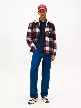 TOMMY JEANS | Overshirt | dunkelrot