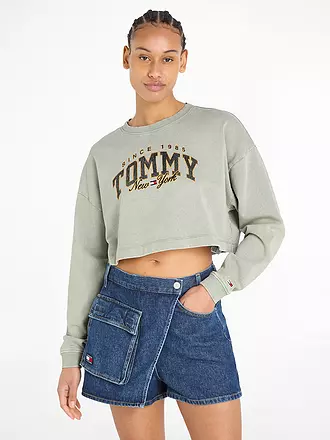 TOMMY JEANS | Sweater Cropped Fit | mint