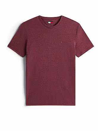 TOMMY JEANS | T-Shirt Slim Fit | dunkelrot