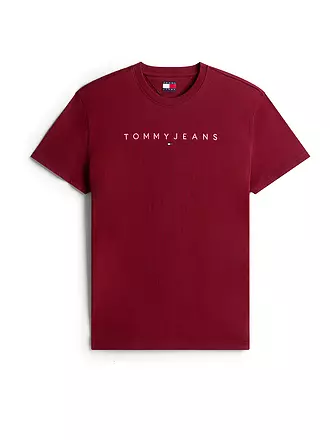 TOMMY JEANS | T-Shirt | dunkelrot