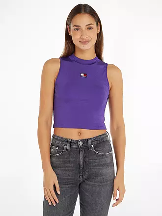 TOMMY JEANS | Top Cropped Fit | lila