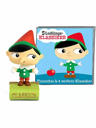 TONIES | Hörfigur - 5 Lieblings-Klassiker – Pinocchio und 4 weitere Klassiker | keine Farbe