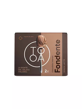 TOOA | Zartbitterschoko Eis  Vegan 2 x 2 Stk. | braun