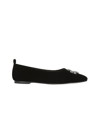 TORY BURCH | Ballerinas PAVE BALLET | schwarz