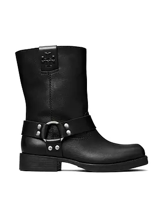 TORY BURCH | Boots DOUBLE MOTO | schwarz