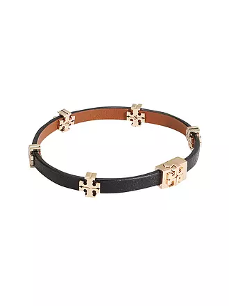 TORY BURCH | Lederarmband ELEANOR | braun