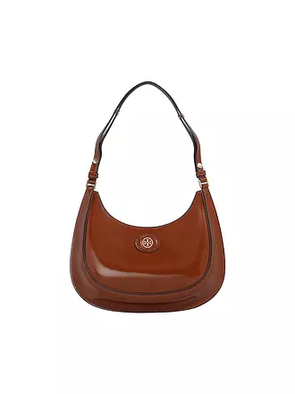 TORY BURCH | Ledertasche - Henkeltasche ROBINSON SPAZZOLATO | braun