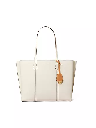 TORY BURCH | Ledertasche - Tote Bag PERRY TRIPLE COMPARTMENT | beige