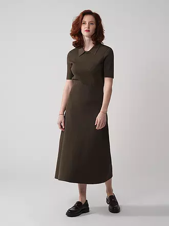 TORY BURCH | Midikleid | dunkelgrün