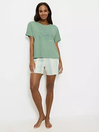 TRIUMPH | Pyjamashirt MIX & MATCH | hellgrün