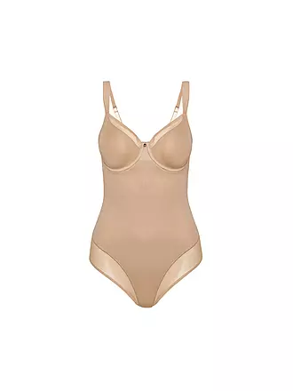 TRIUMPH | Shapewear Body mit Bügel TRUE SHAPE SENSATION black | beige