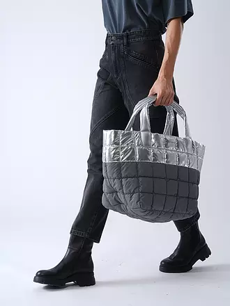 VEE COLLECTIVE | Tasche - Shopper PORTER TOTE Medium | silber