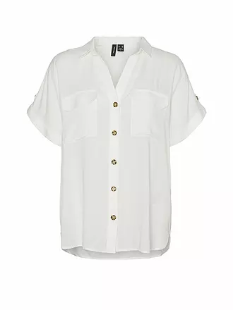 VERO MODA | Bluse  VMBUMPY | weiss