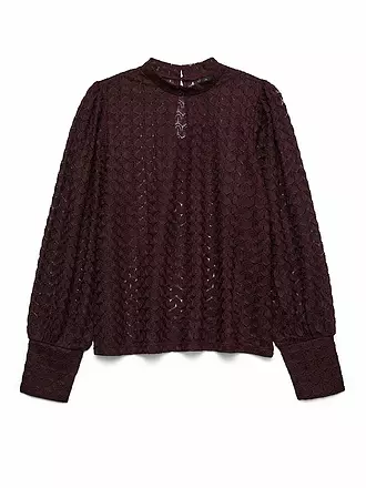 VERO MODA | Bluse VMBECCA | dunkelrot