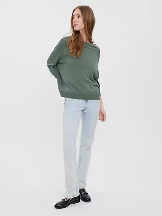 VERO MODA | Pullover Boxy Fit VMNELLIE | grün