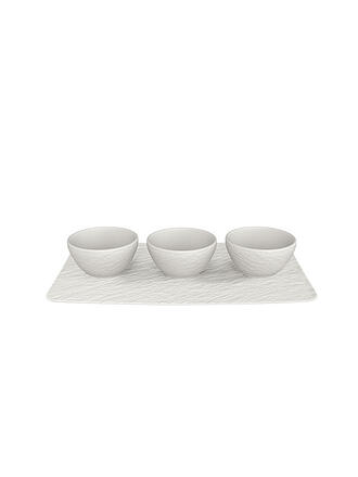 VILLEROY & BOCH | Dipschälchen 4er Manufacture Rock Blanc | weiss