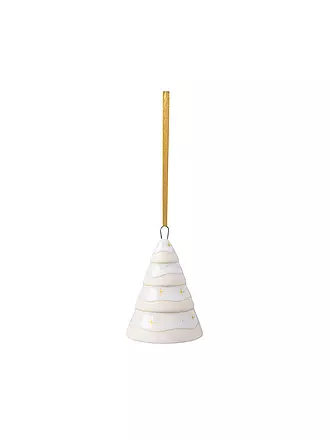 VILLEROY & BOCH | Ornament Stern WINTER GLOW 9x2,5x9,5cm | weiss