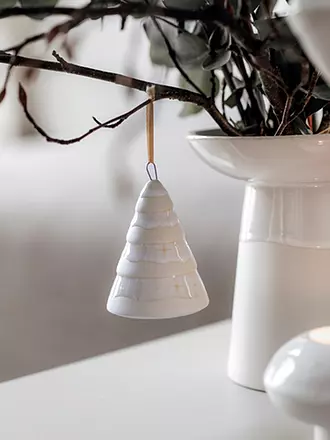 VILLEROY & BOCH | Ornament Stern WINTER GLOW 9x2,5x9,5cm | weiss