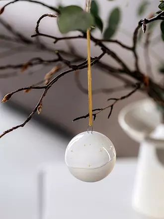 VILLEROY & BOCH | Ornament Stern WINTER GLOW 9x2,5x9,5cm | weiss