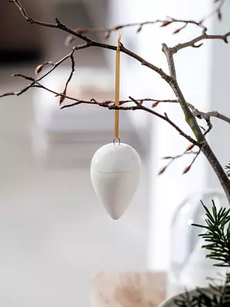 VILLEROY & BOCH | Ornament Stern WINTER GLOW 9x2,5x9,5cm | weiss