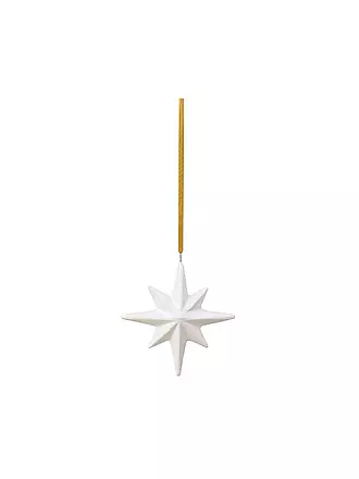 VILLEROY & BOCH | Ornament Stern WINTER GLOW 9x2,5x9,5cm | weiss