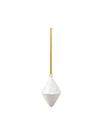 VILLEROY & BOCH | Ornament Stern WINTER GLOW 9x2,5x9,5cm | weiss