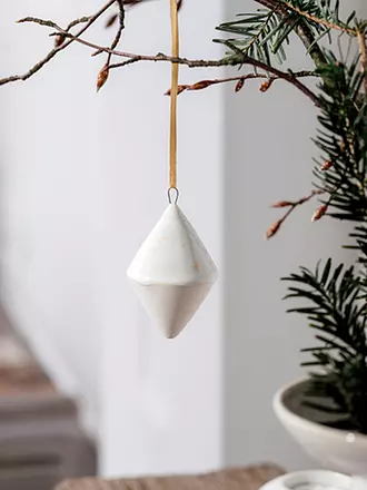 VILLEROY & BOCH | Ornament Stern WINTER GLOW 9x2,5x9,5cm | weiss