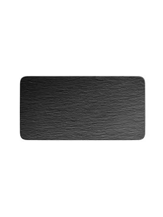 VILLEROY & BOCH | Servierplatte rechteckig  Manufacture Rock 35x18cm | schwarz