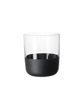 VILLEROY & BOCH | Whisky Glas 4er Set MANUFACTURE ROCK BLANC GLAS | schwarz