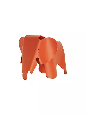 VITRA | Deko Elefant Eames S (Poppy Red) | weiss