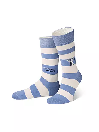 VON JUNGFELD | Socken THEO dunkelblau | blau