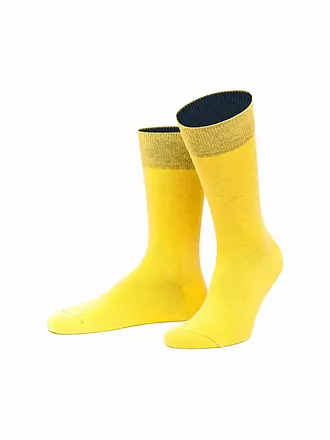 VON JUNGFELD | Socken spiekeroog / gelb | beere