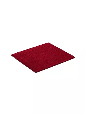 VOSSEN | Badeteppich EXCLUSIVE 55x65cm Flanell | rot