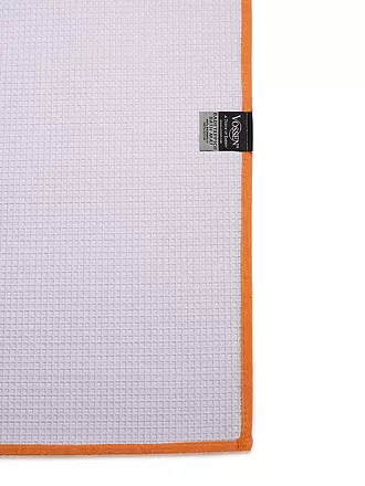 VOSSEN | Badeteppich EXCLUSIVE 60x100cm Weiss | orange
