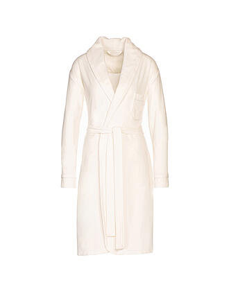 VOSSEN | Damen Nikivelour Bademantel Vivienne Sea Lavender | creme