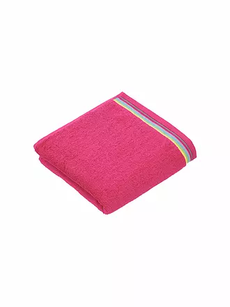 VOSSEN | Duschtuch SOLEY 67x140cm Light Azure | pink