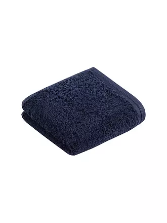 VOSSEN | Gästetuch VEGAN LIFE 40x60cm Marine Blau | dunkelgrün
