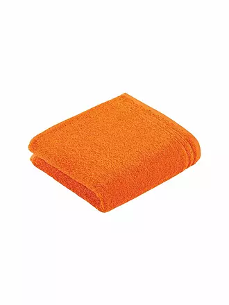 VOSSEN | Handtuch CALYPSO FEELING 50x100cm Weiss | orange