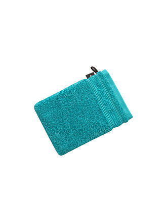 VOSSEN | Waschhandschuh Balance 16x22cm Winternight | türkis