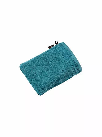 VOSSEN | Waschhandschuh Calypso Feeling 22x16cm (Lagoon) | schwarz