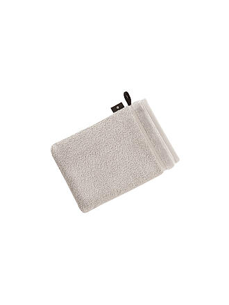 VOSSEN | Waschhandschuh Pure 16x22cm Cosmos | silber