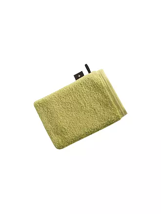 VOSSEN | Waschhandschuh VEGAN LIFE 16x22cm Pepplestone | grün