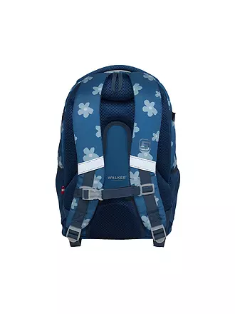 WALKER | Schulrucksack Fame 2.0 Uni 90ies Flower Blue | blau